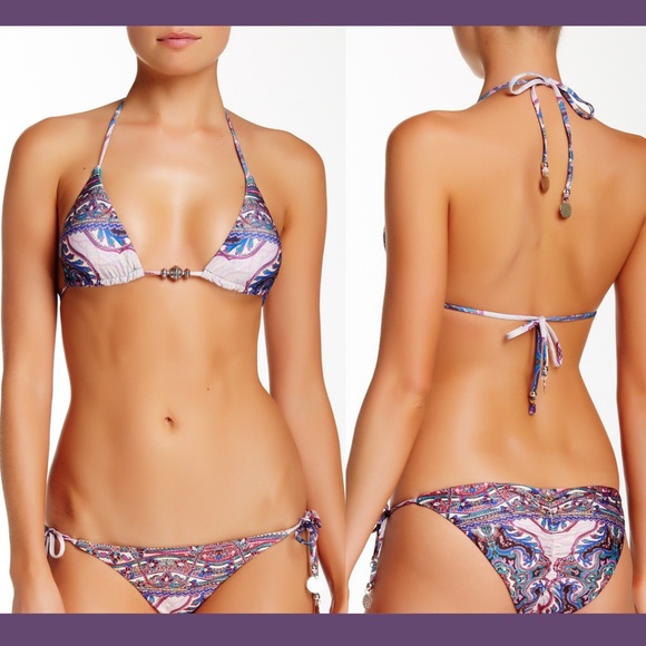 NWT‎ Ale By Alessandra Kashmir Triangle Top XS - Picture 1 of 4